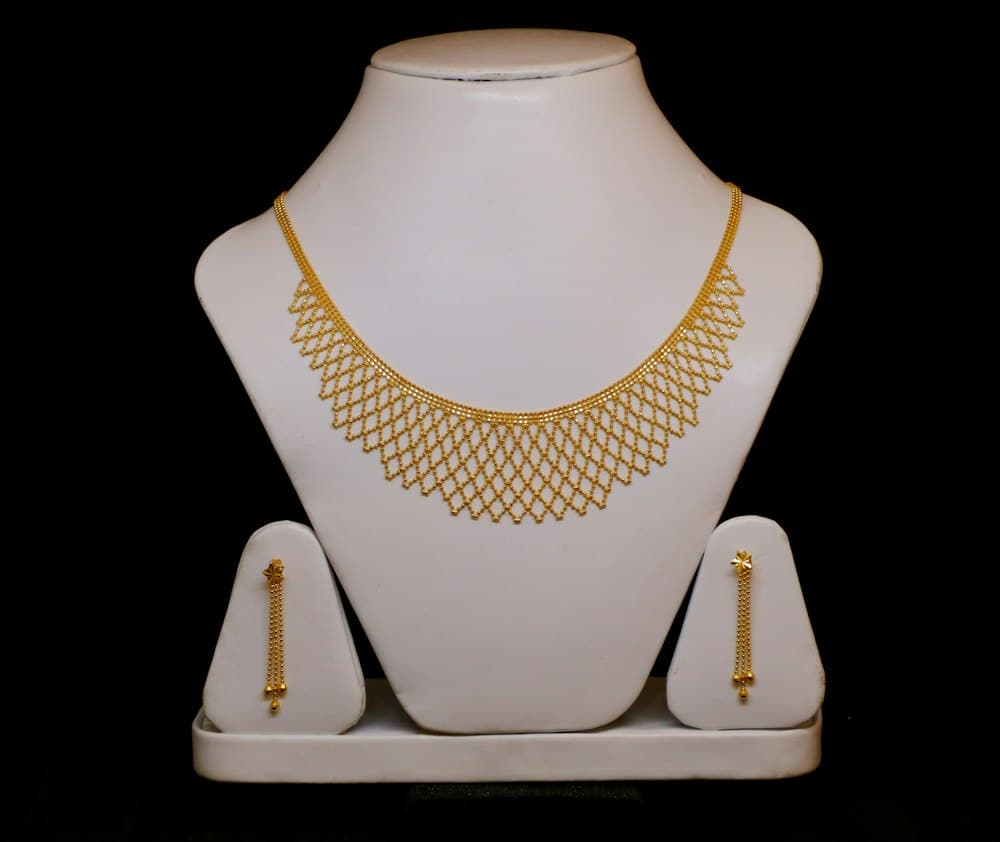 Evening Party Set, necklace and earrings